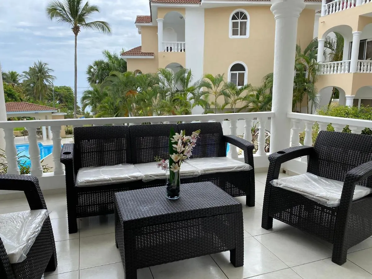アパート Picturesque Ocean View Condo プエルト・プラタ
